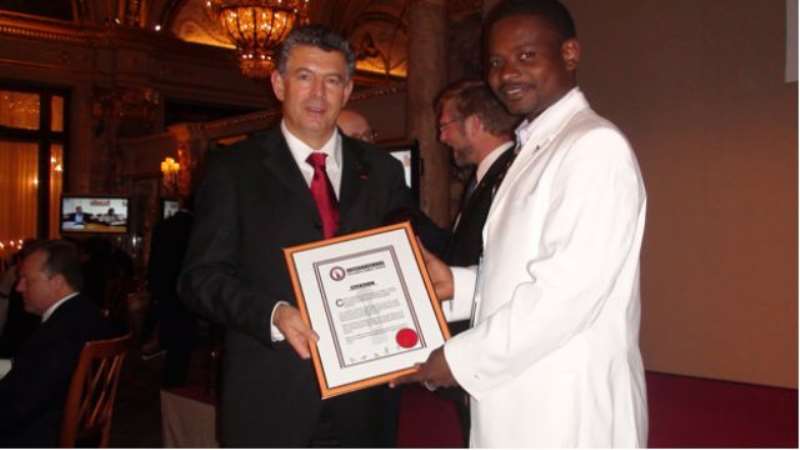 Presentation of the citation which accompanied the awards.